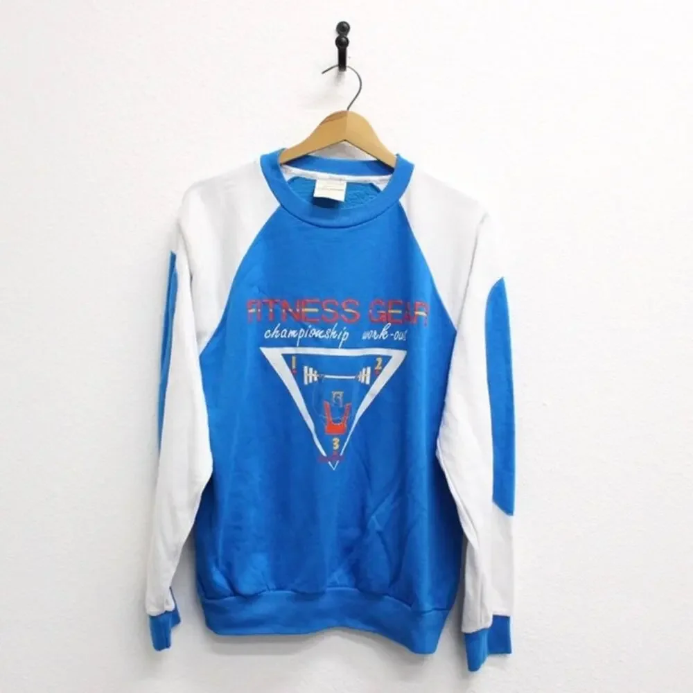 Vintage Slazenger Fitness Gear Sweatshirt Large